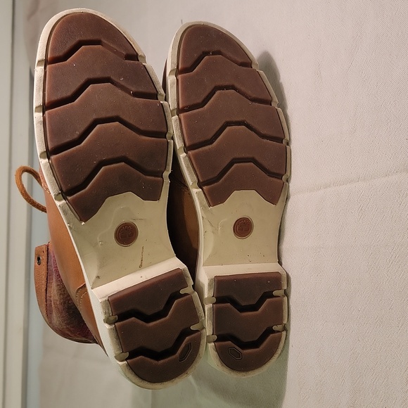 Timberland + Pendleton Bramhall Leather Wool Boots Womens Size 7.5 - Picture 5 of 6